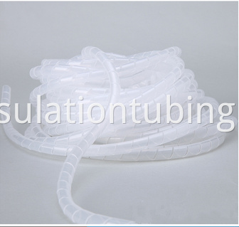 Transparent Color Insulation Wire Spiral Wrapping Bands